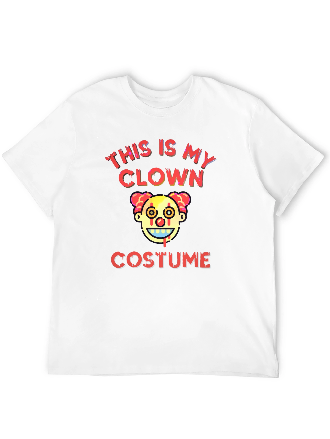 Clown Costume T-Shirt - Halloween Party Tee