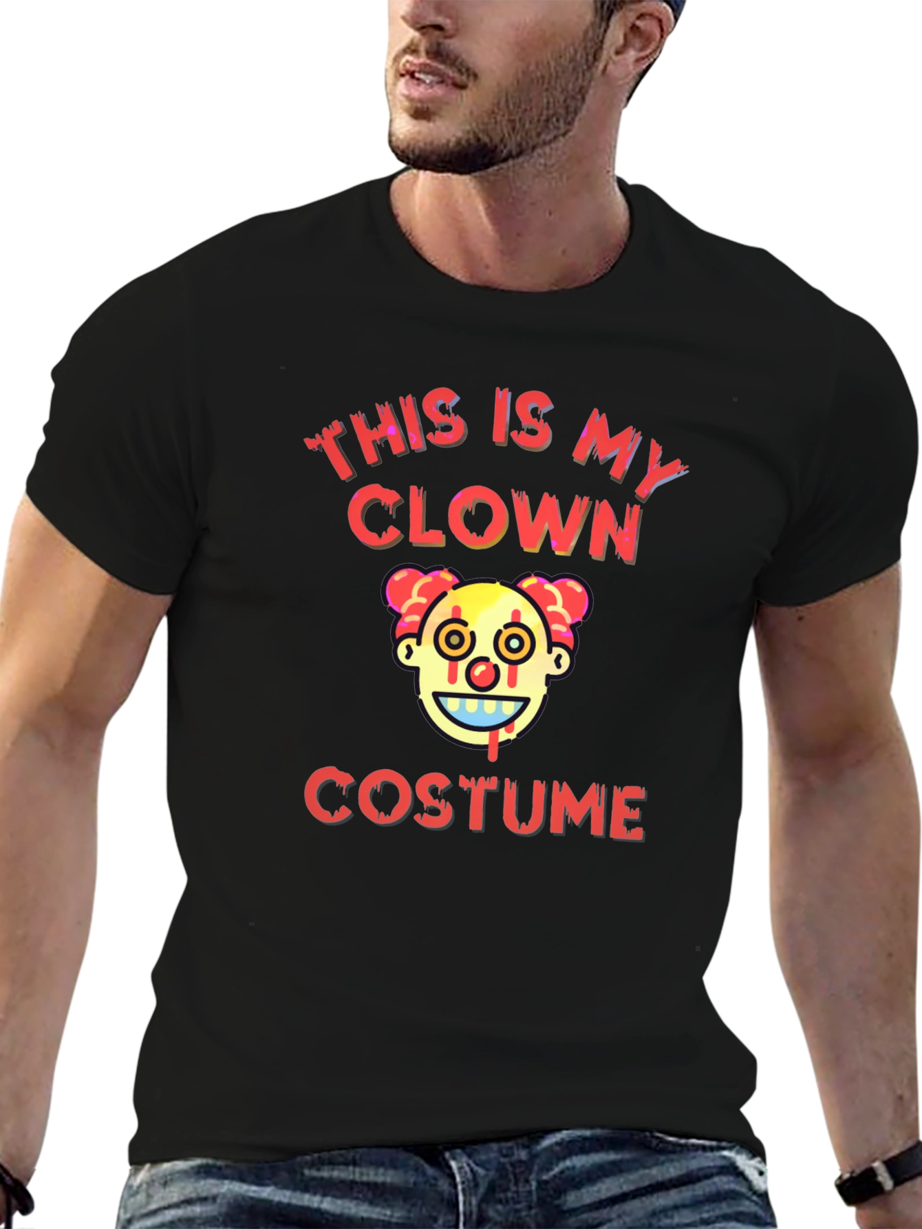 Clown Costume T-Shirt - Halloween Party Tee