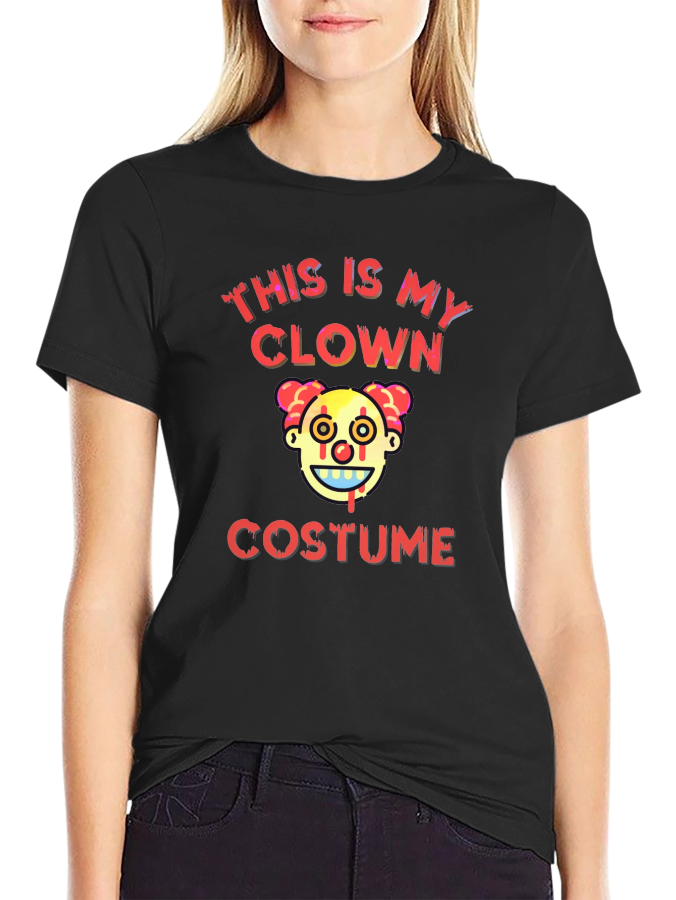 Clown Costume T-Shirt - Halloween Party Tee