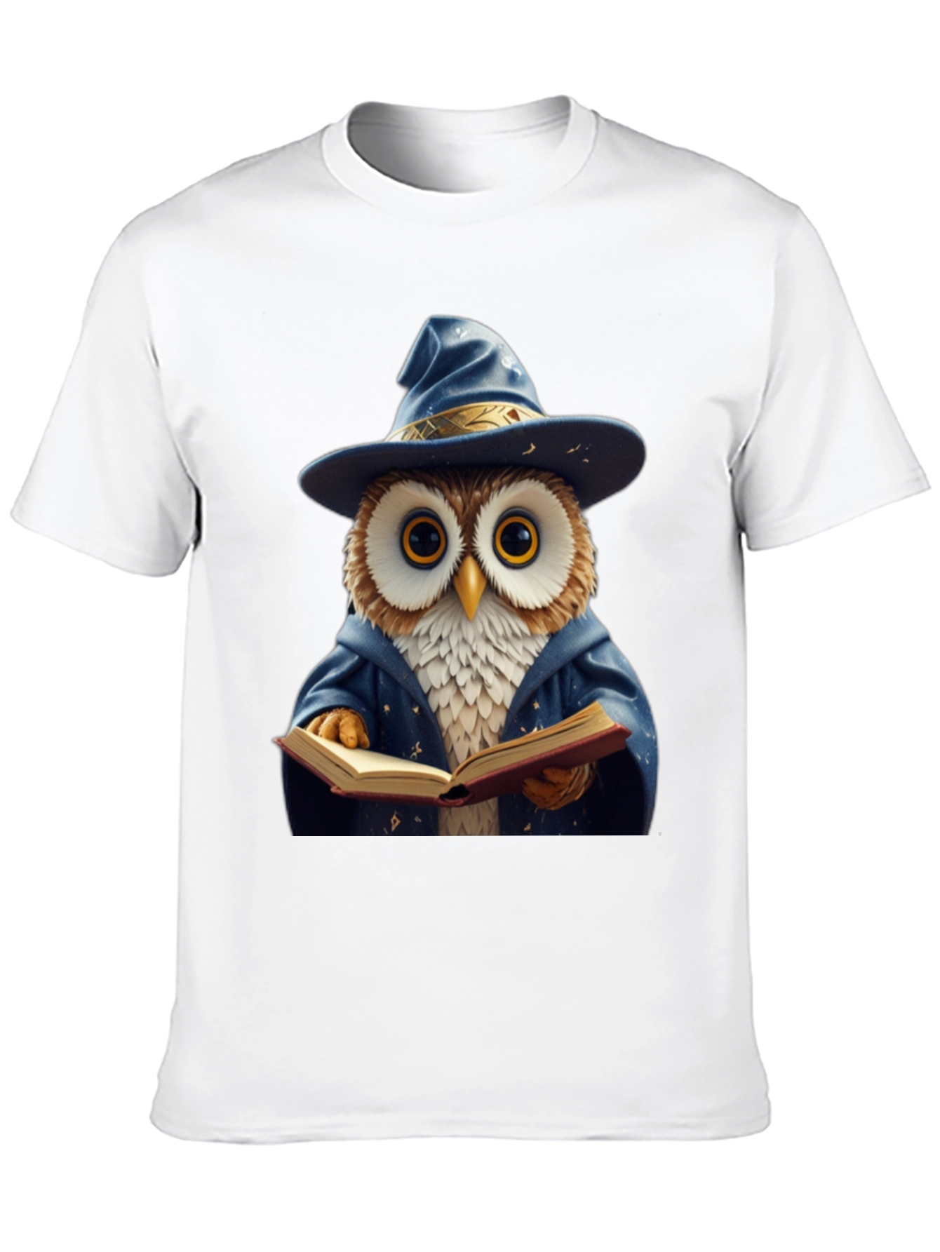 Wizard Owl T-Shirt - Funny Bookworm Tee