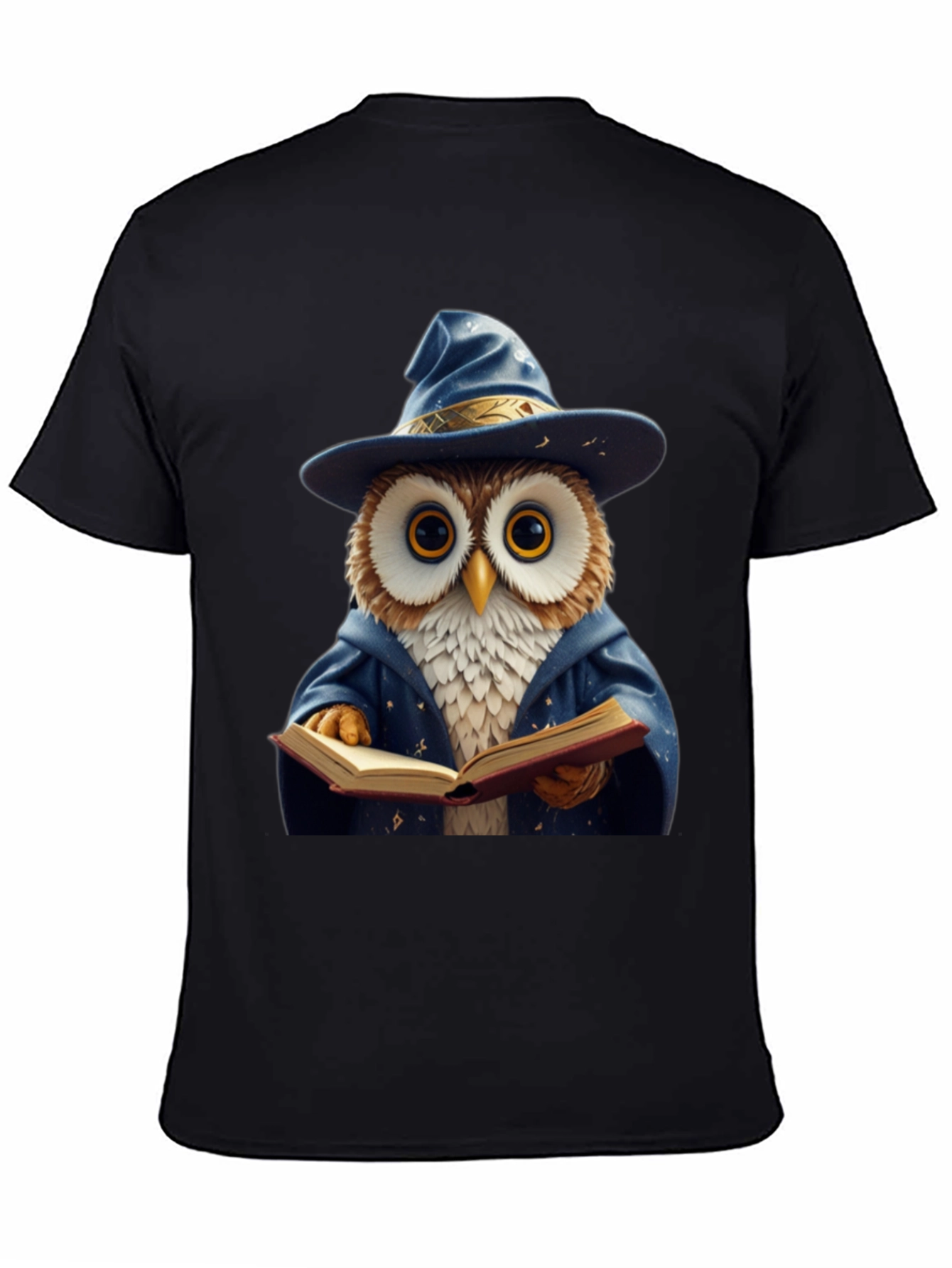 Wizard Owl T-Shirt - Funny Bookworm Tee