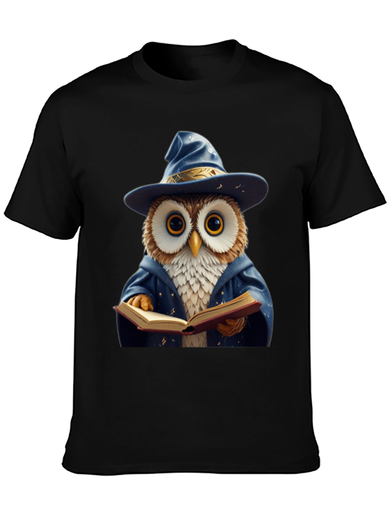 Wizard Owl T-Shirt - Funny Bookworm Tee