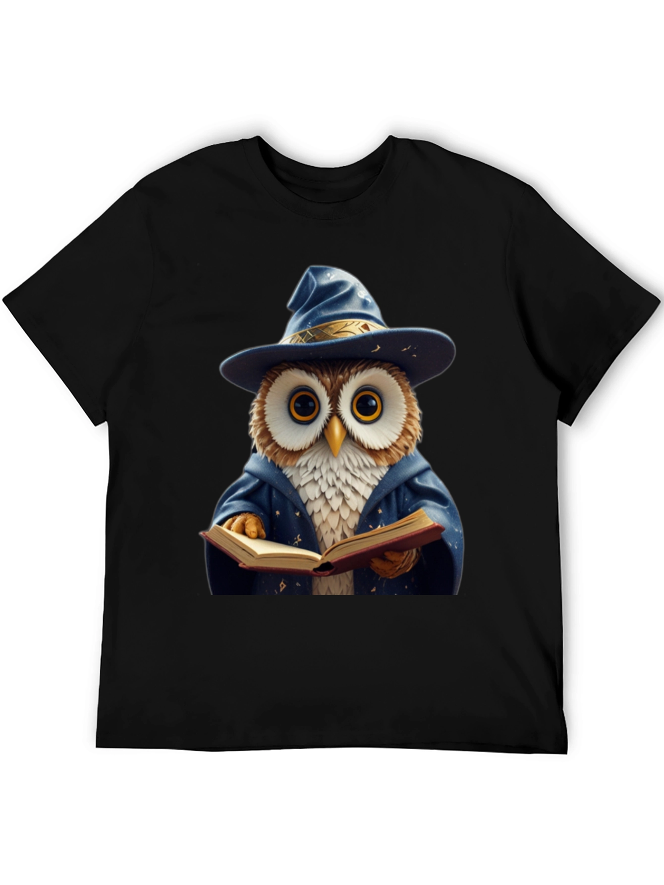Wizard Owl T-Shirt - Funny Bookworm Tee