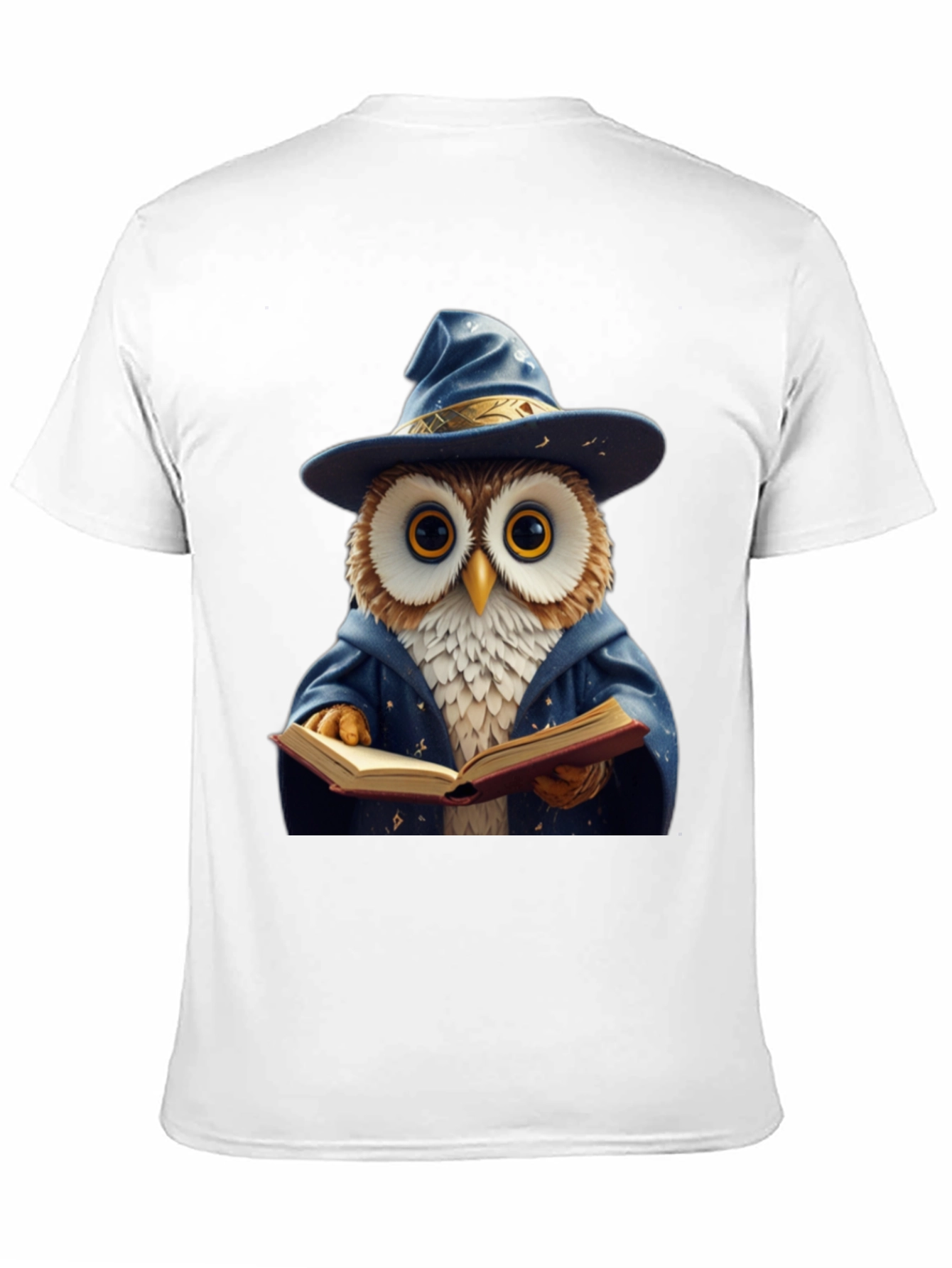 Wizard Owl T-Shirt - Funny Bookworm Tee