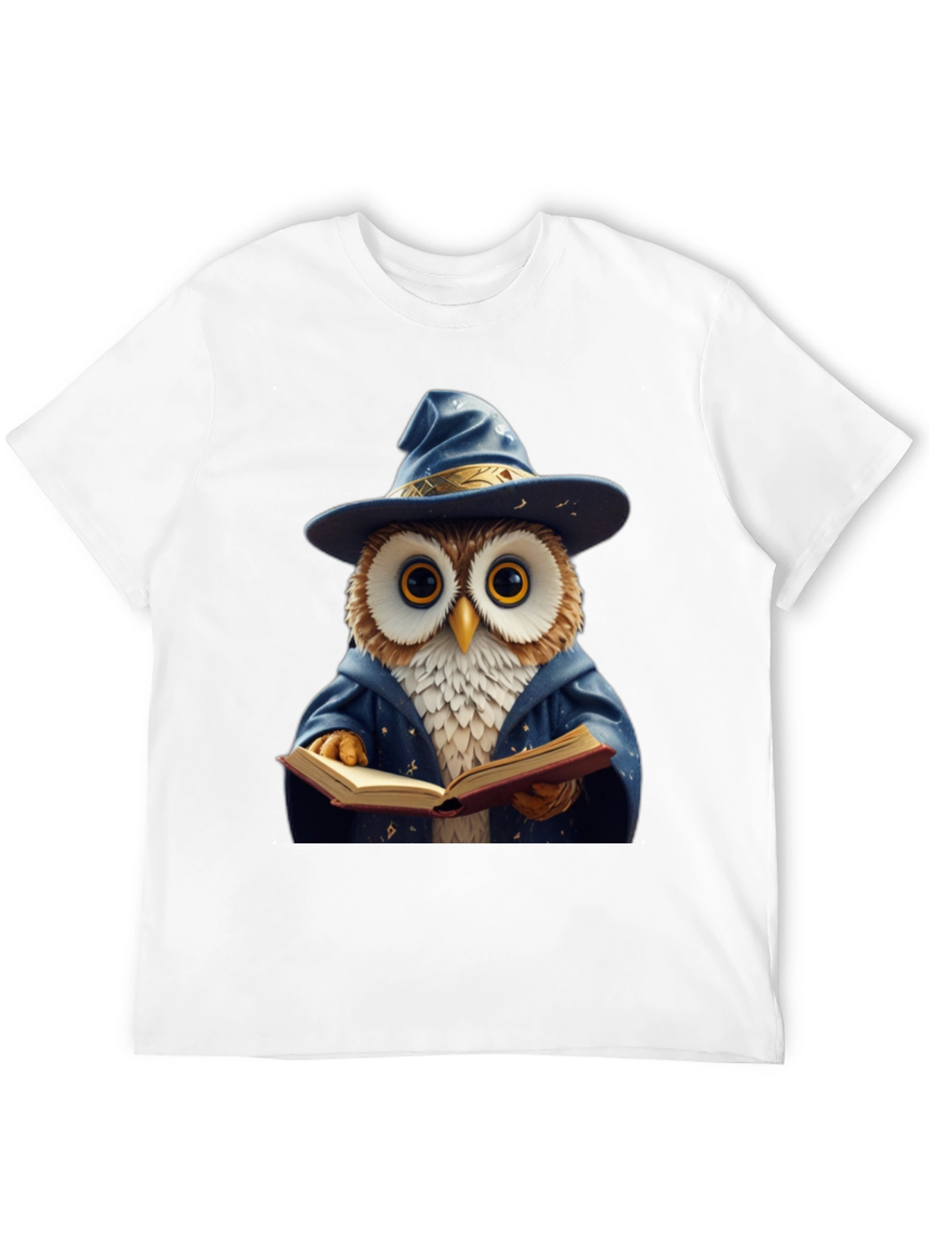 Wizard Owl T-Shirt - Funny Bookworm Tee