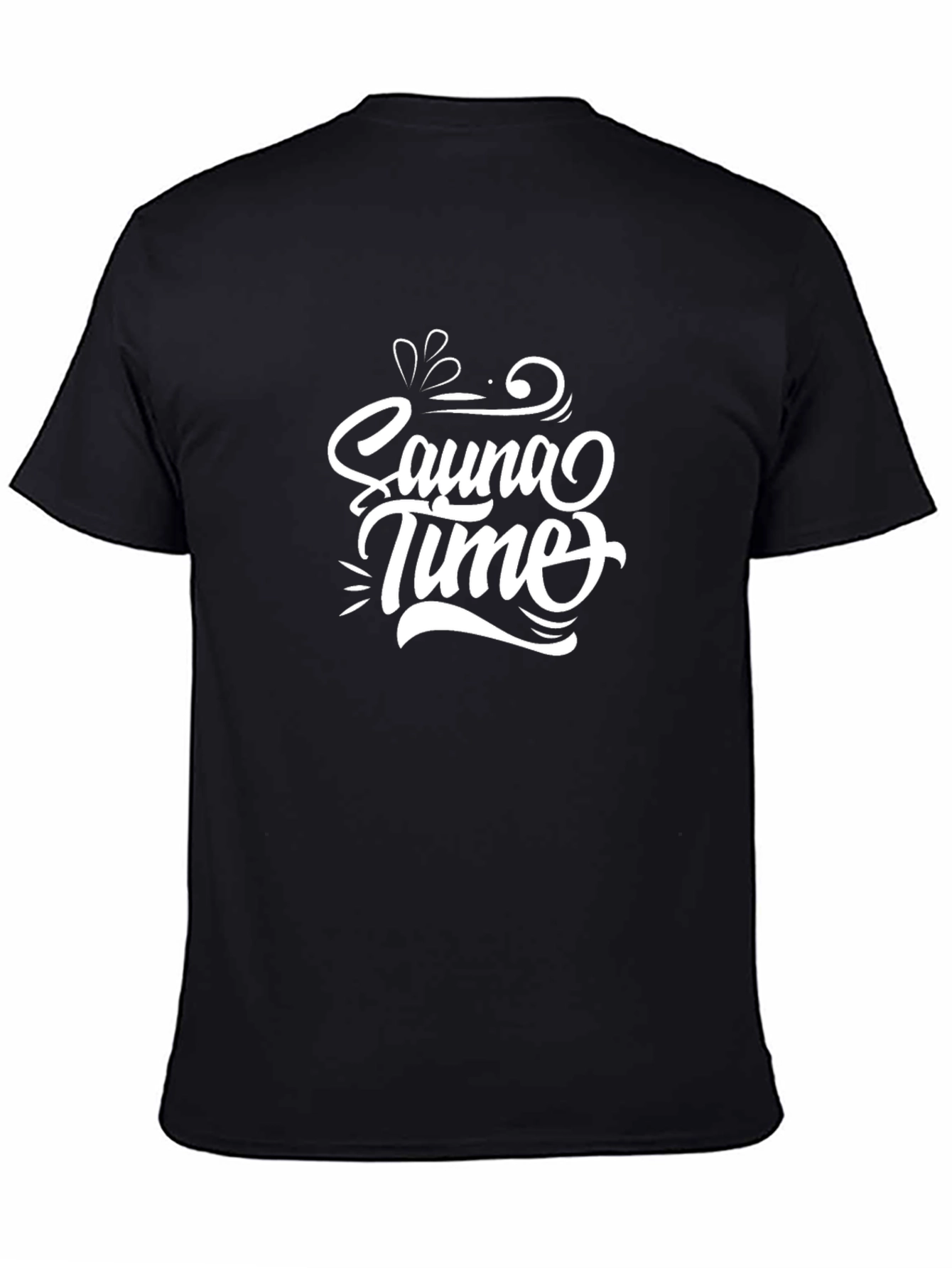 Sauna Time Black T-Shirt | Relaxation & Comfort