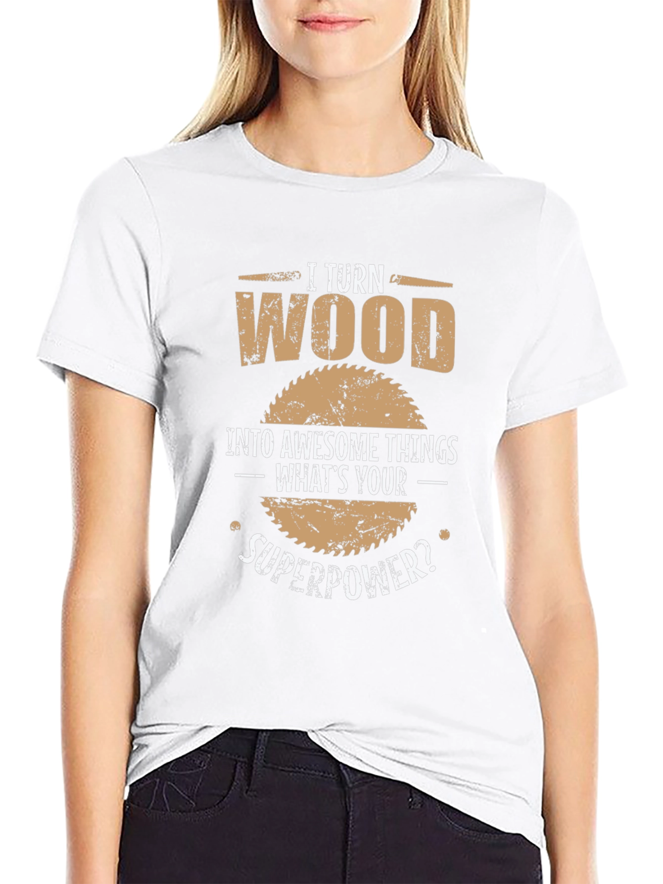 Woodworking Superpower T-Shirt - Woodworker Gift