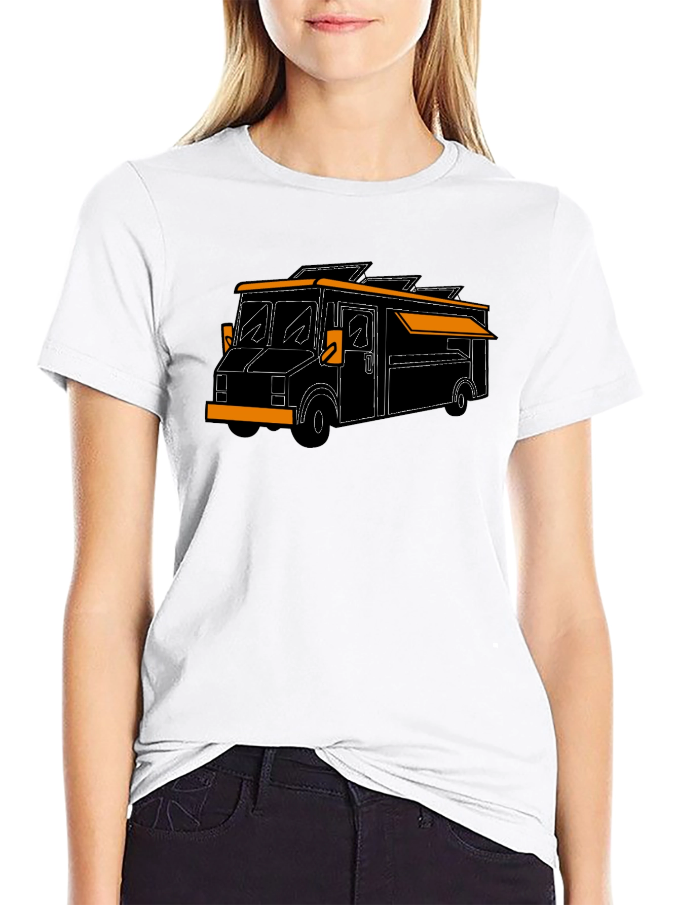 Food Truck Graphic Tee - Black T-Shirt