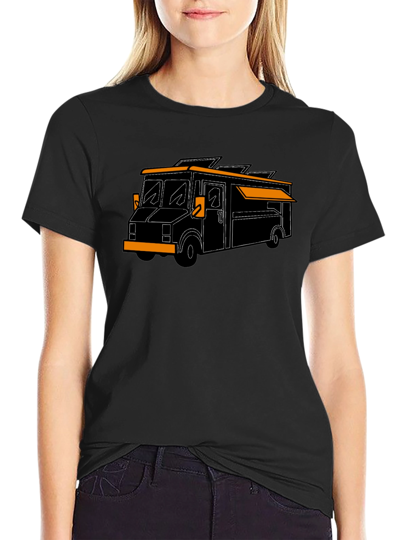 Food Truck Graphic Tee - Black T-Shirt