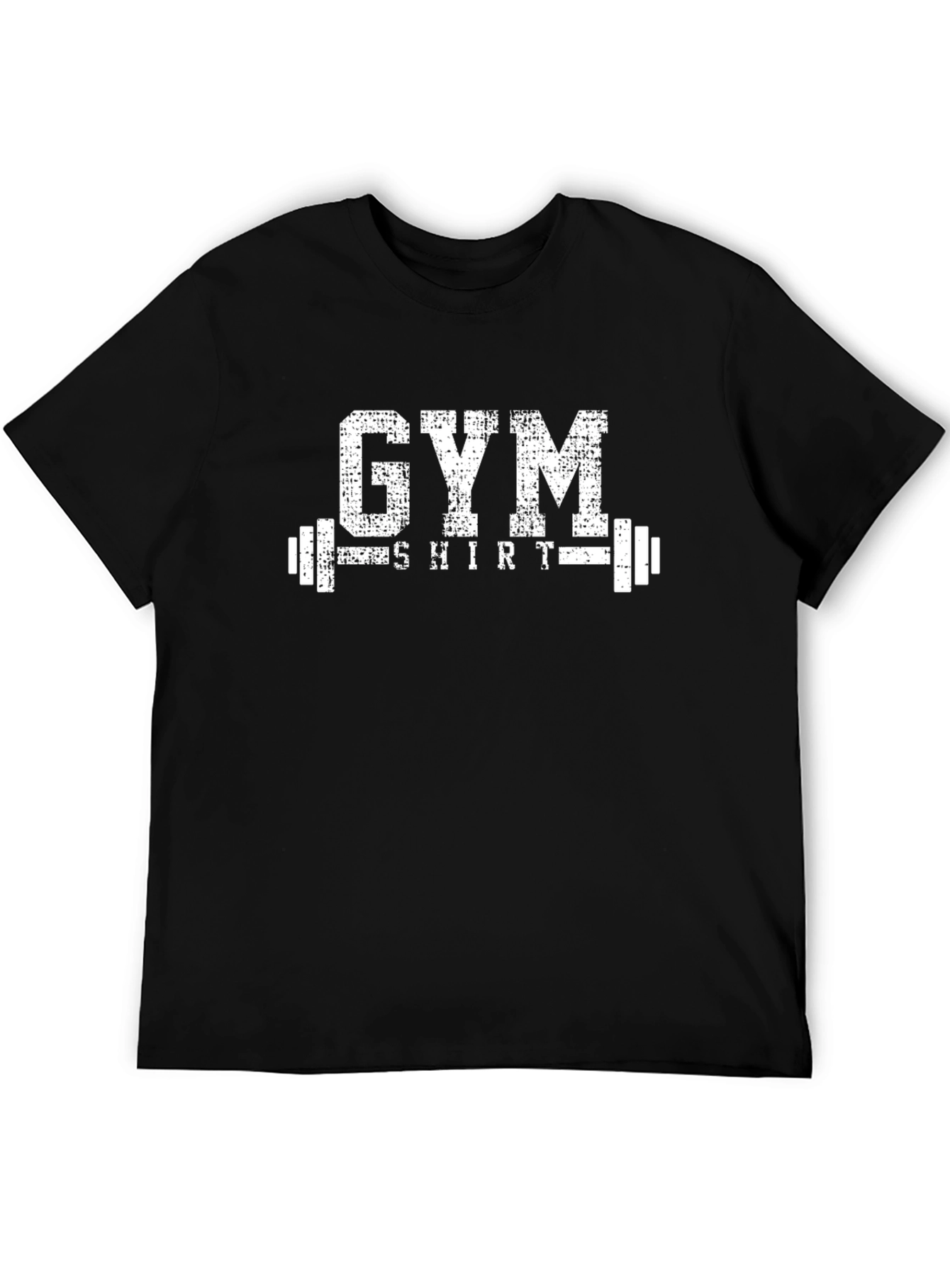 Gym Shirt Black T-Shirt - Weightlifting Workout Apparel