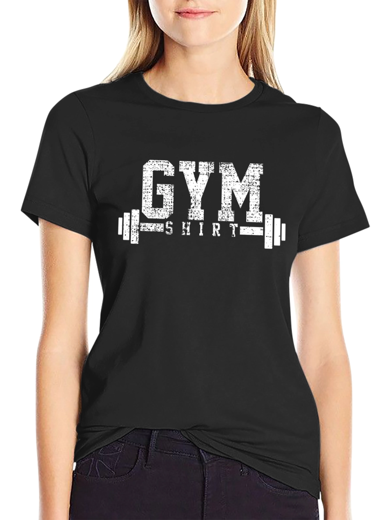 Gym Shirt Black T-Shirt - Weightlifting Workout Apparel