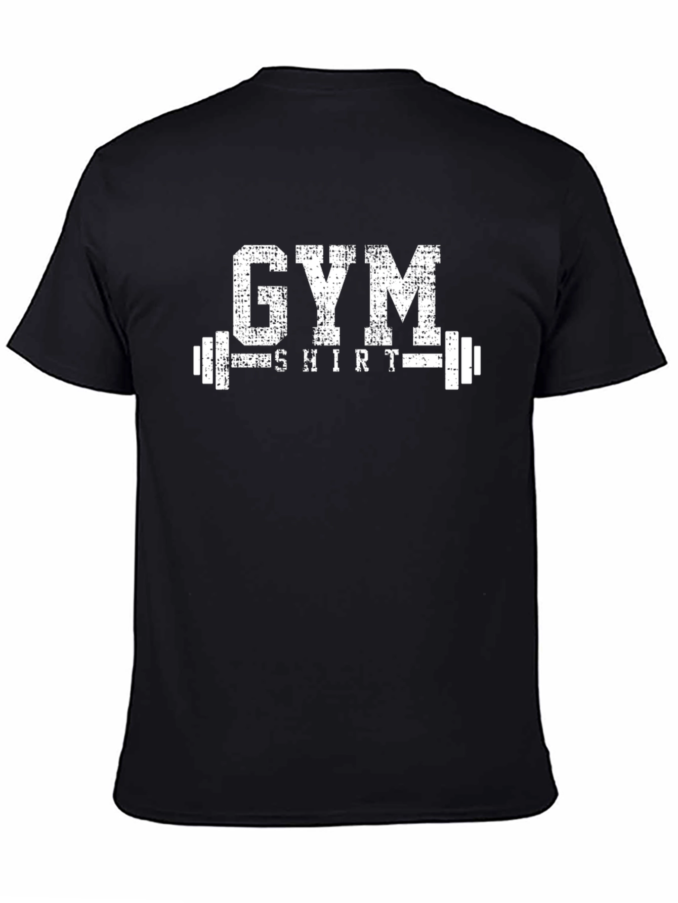 Gym Shirt Black T-Shirt - Weightlifting Workout Apparel