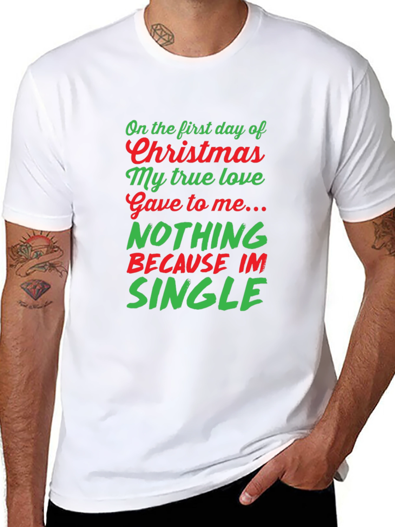 Funny Christmas Single T-Shirt