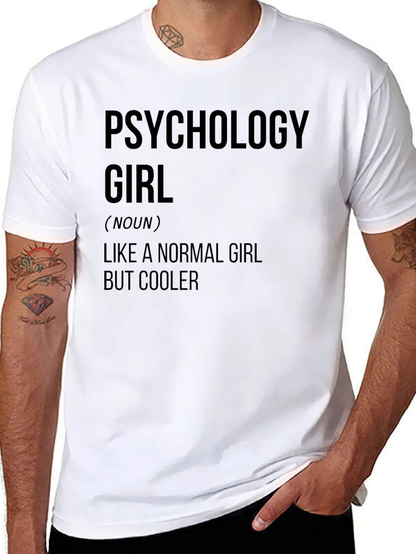 Psychology Girl T-Shirt - Cool & Unique Design