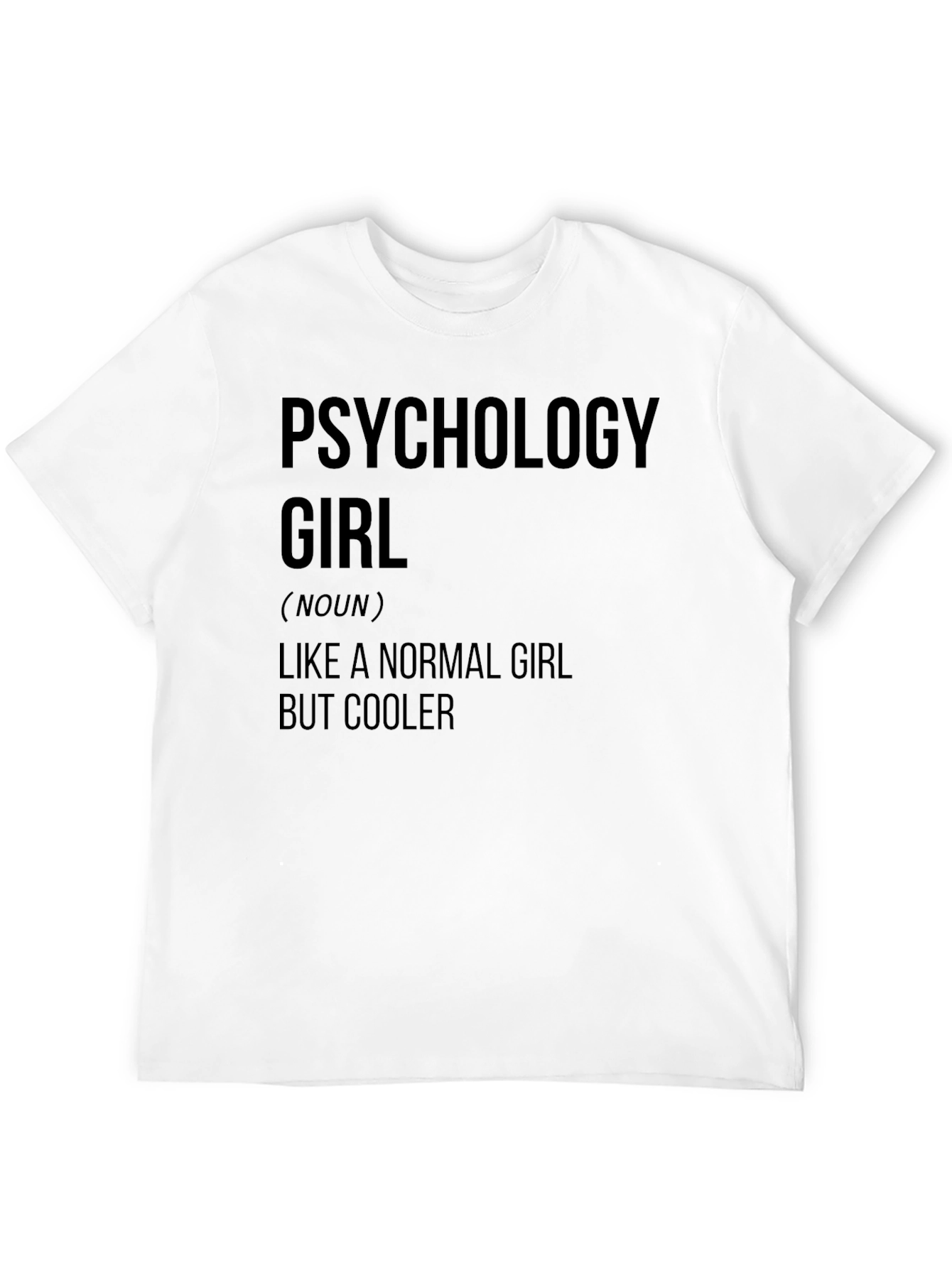 Psychology Girl T-Shirt - Cool & Unique Design