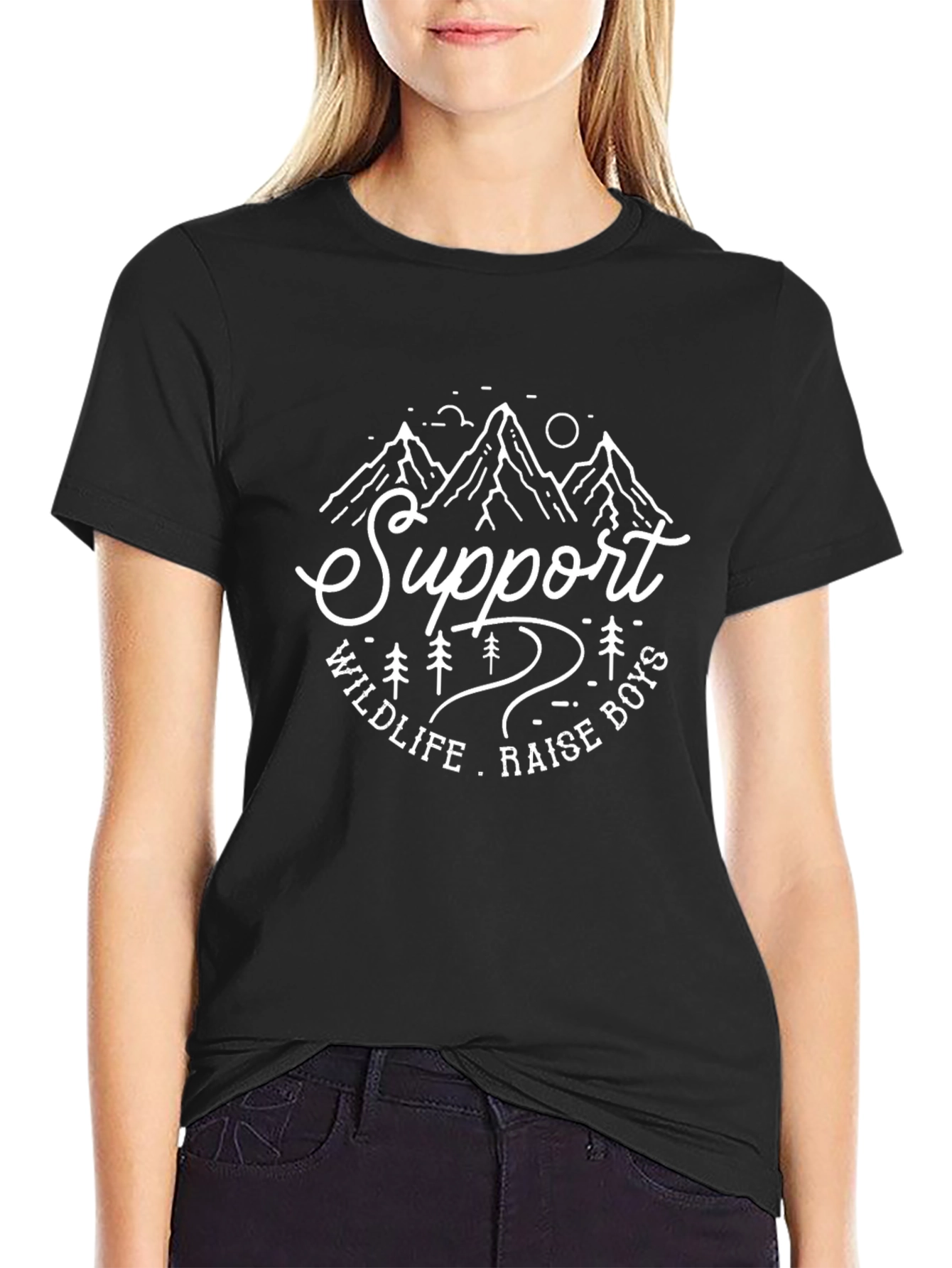 Wildlife Support Mens Graphic Tee