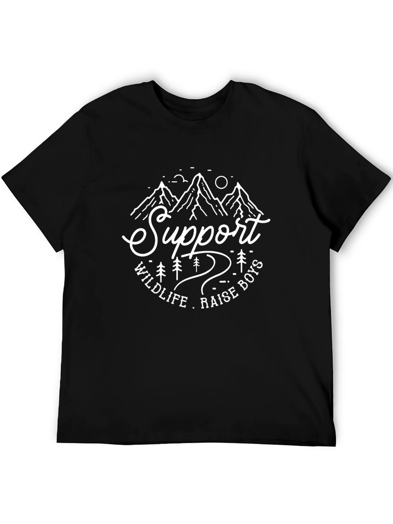 Wildlife Support Mens Graphic Tee