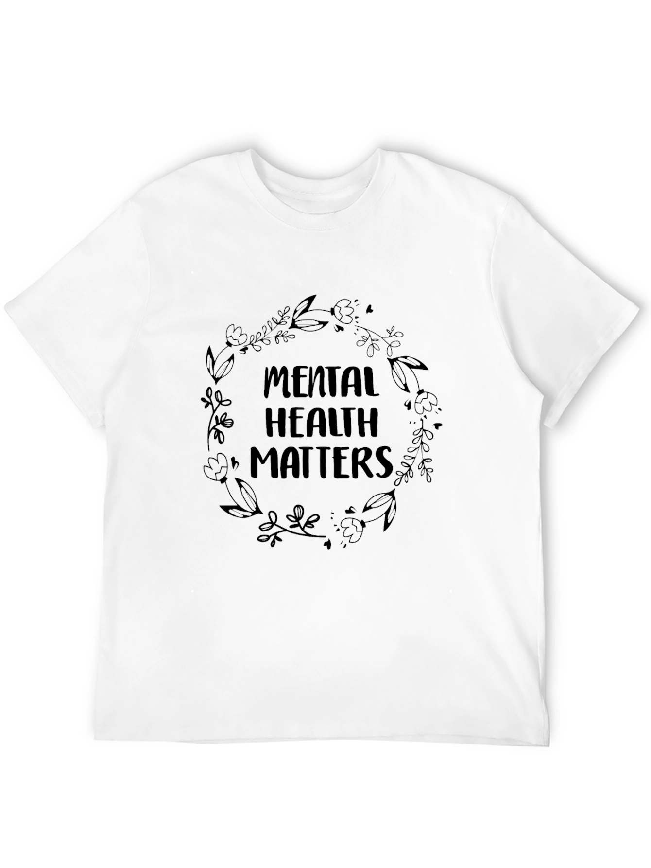 Mental Health Matters Black Graphic Tee