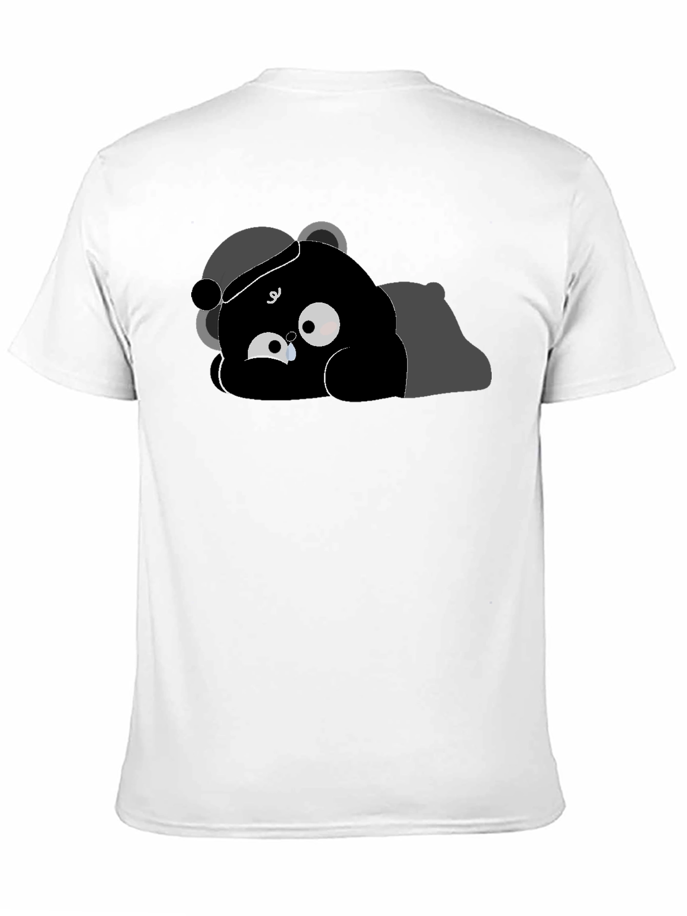 Crying Bear Graphic T-Shirt - Soft Cotton Tee