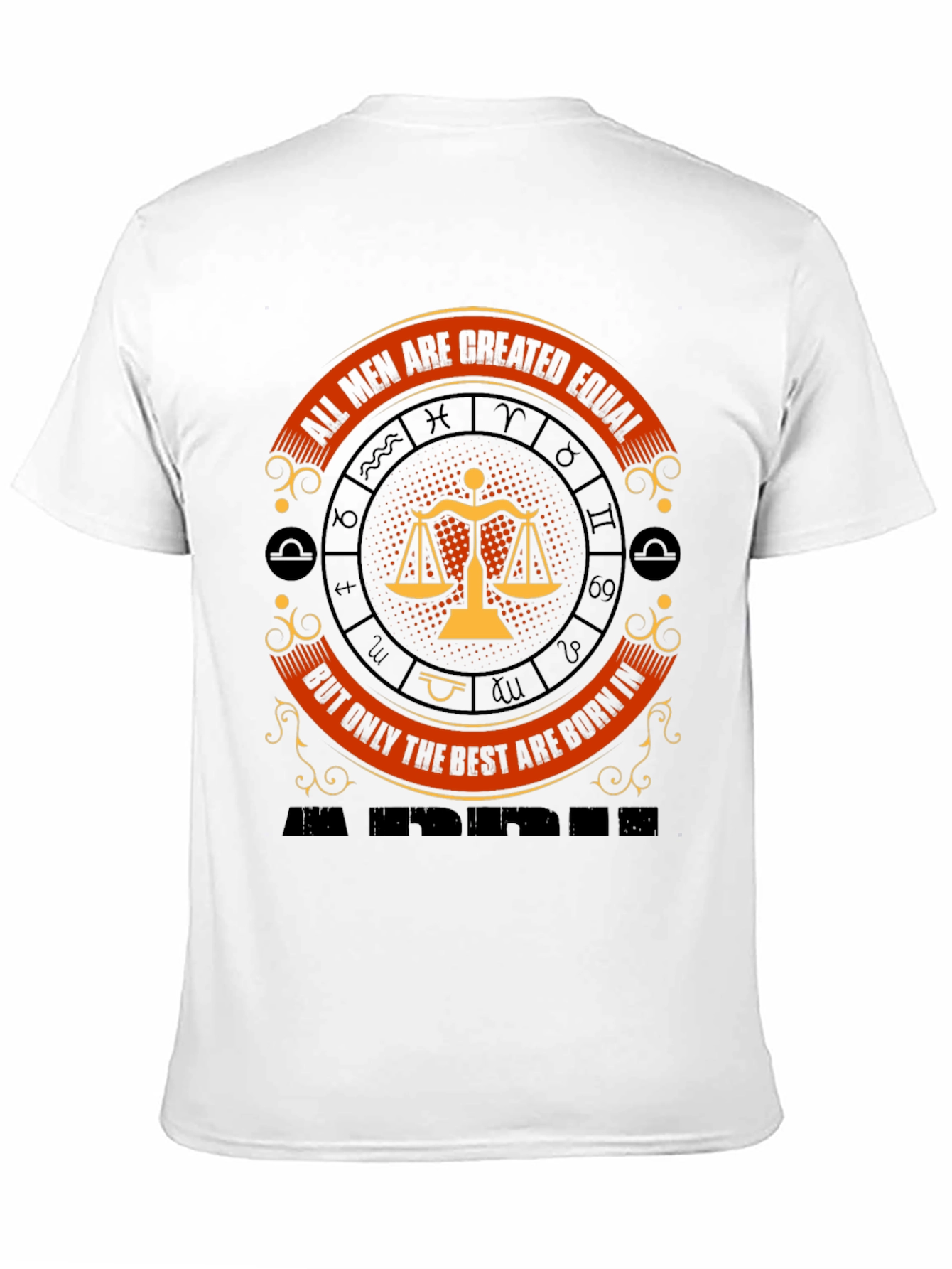Libra Zodiac Sign T-Shirt - Created Equal Design