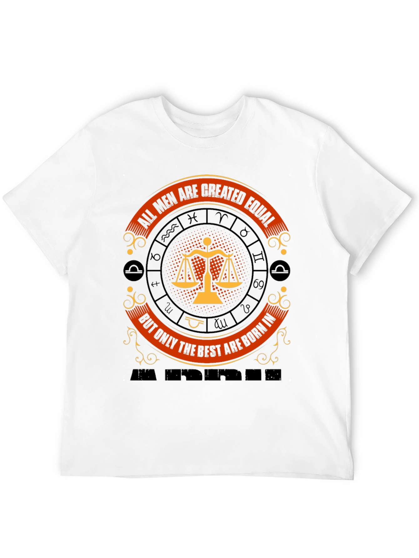 Libra Zodiac Sign T-Shirt - Created Equal Design