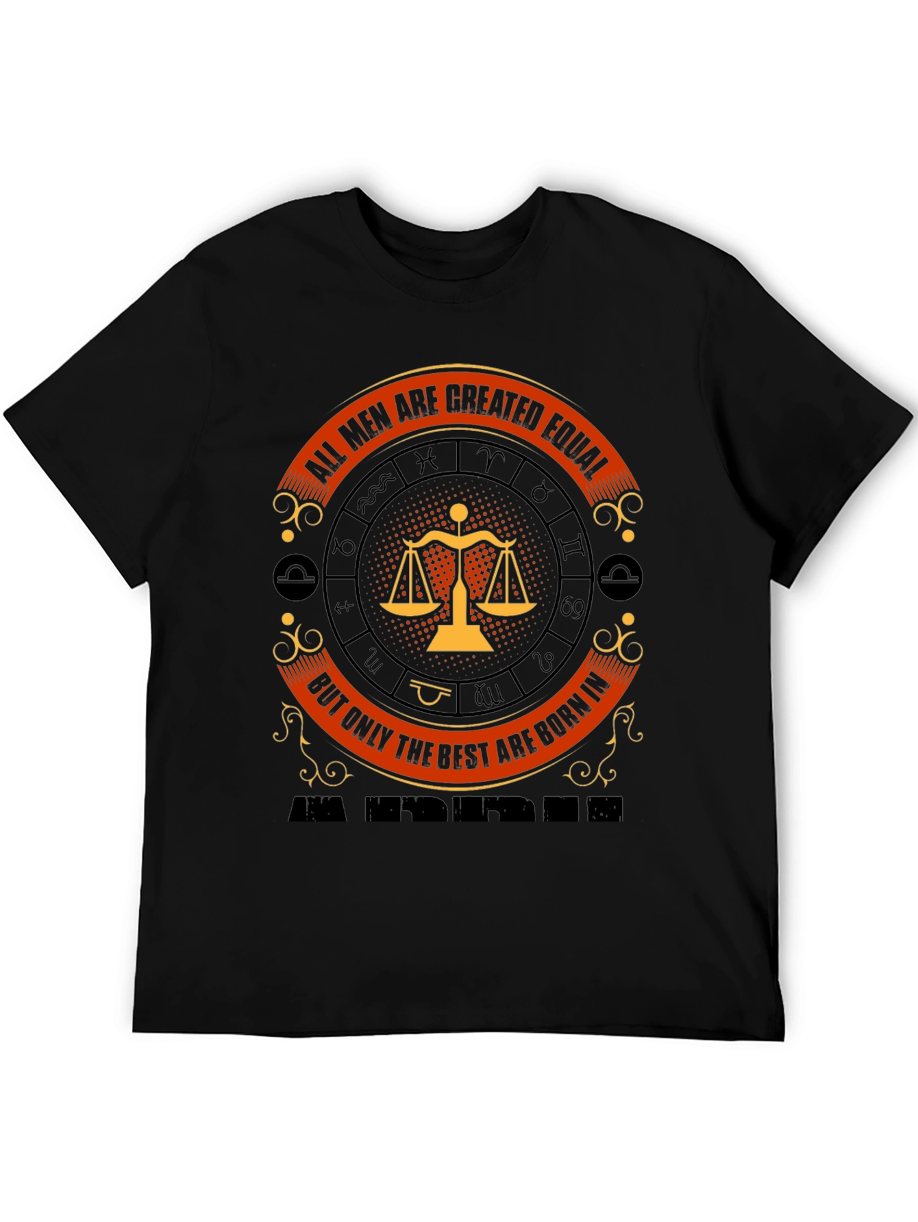 Libra Zodiac Sign T-Shirt - Created Equal Design