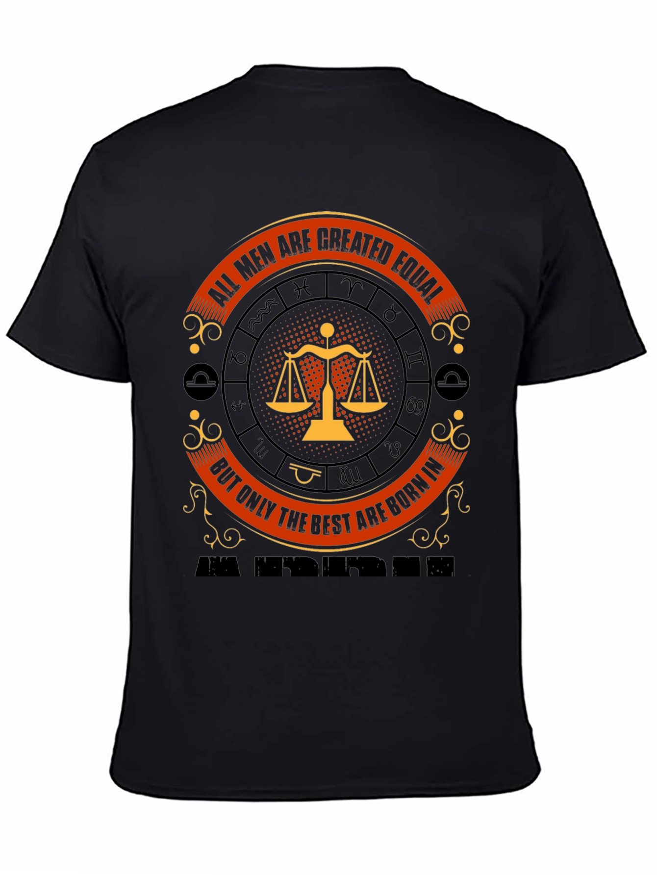 Libra Zodiac Sign T-Shirt - Created Equal Design