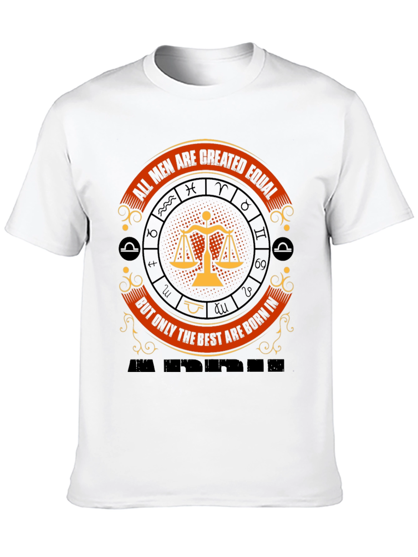 Libra Zodiac Sign T-Shirt - Created Equal Design