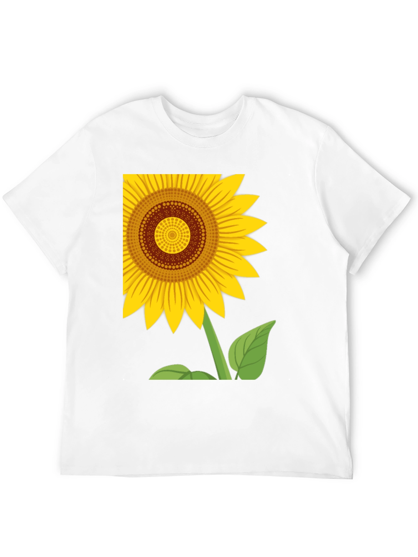 Sunflower Graphic T-Shirt - Black Cotton Tee