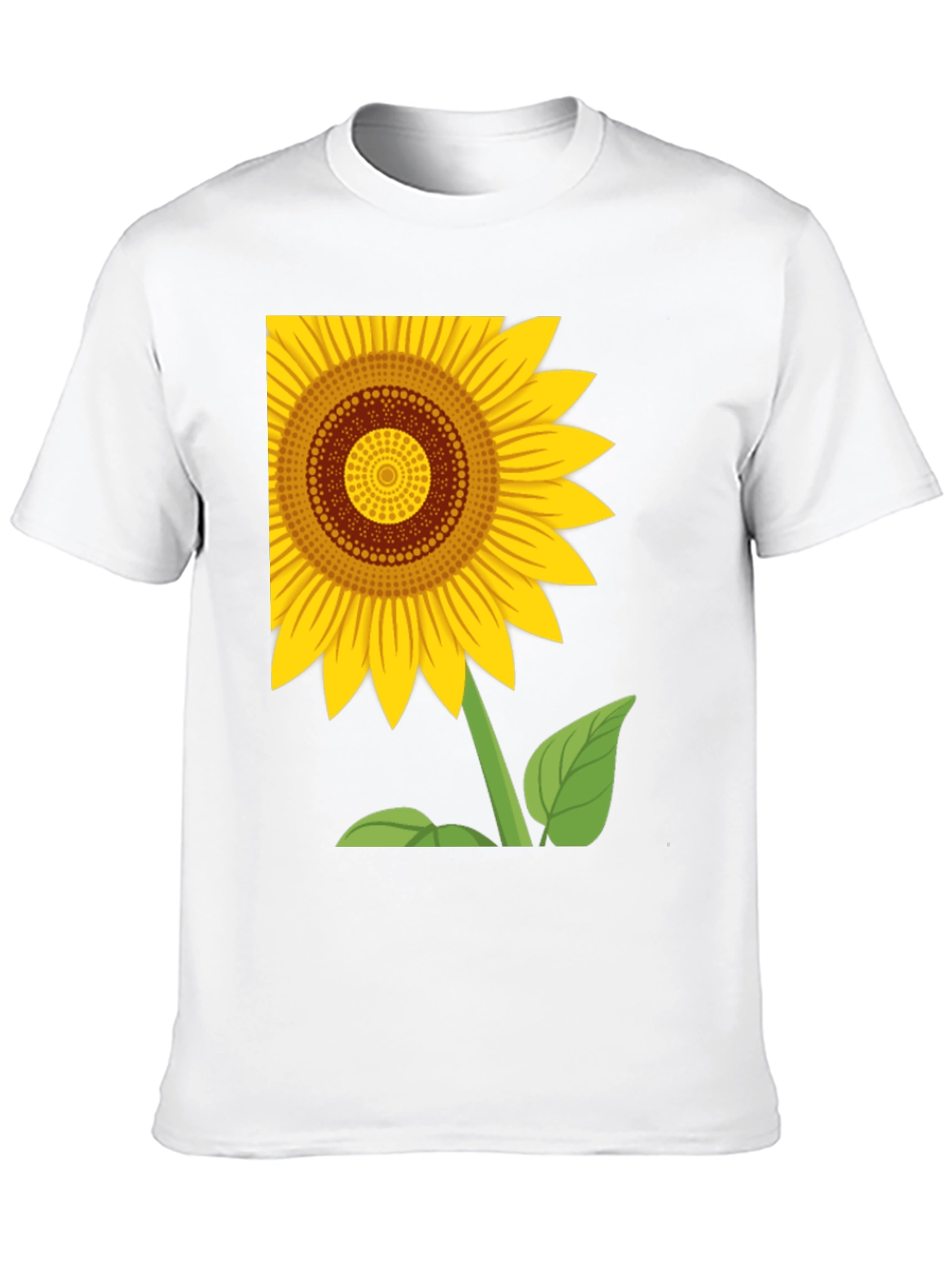 Sunflower Graphic T-Shirt - Black Cotton Tee