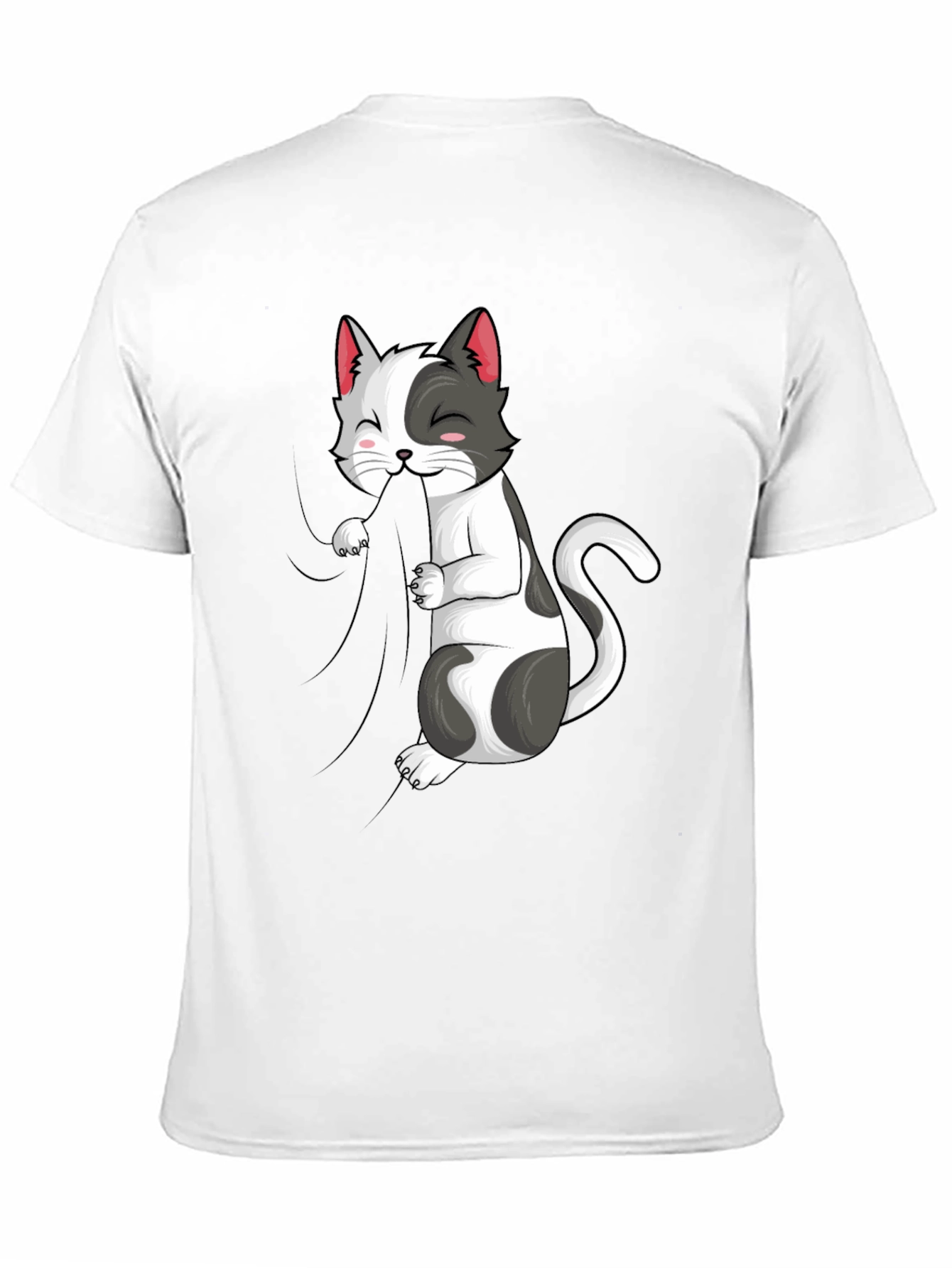 Cat Graphic Tee - Playful Kitten Design