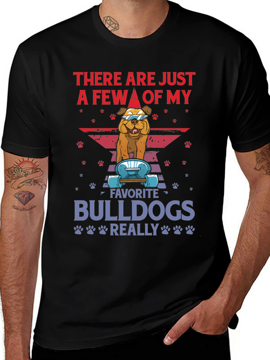 Bulldog Skateboard Graphic Tee - Trendy Dog Lover Shirt