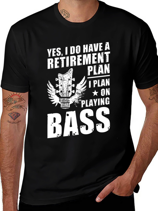 Retirement Plan Bass Guitar T-Shirt