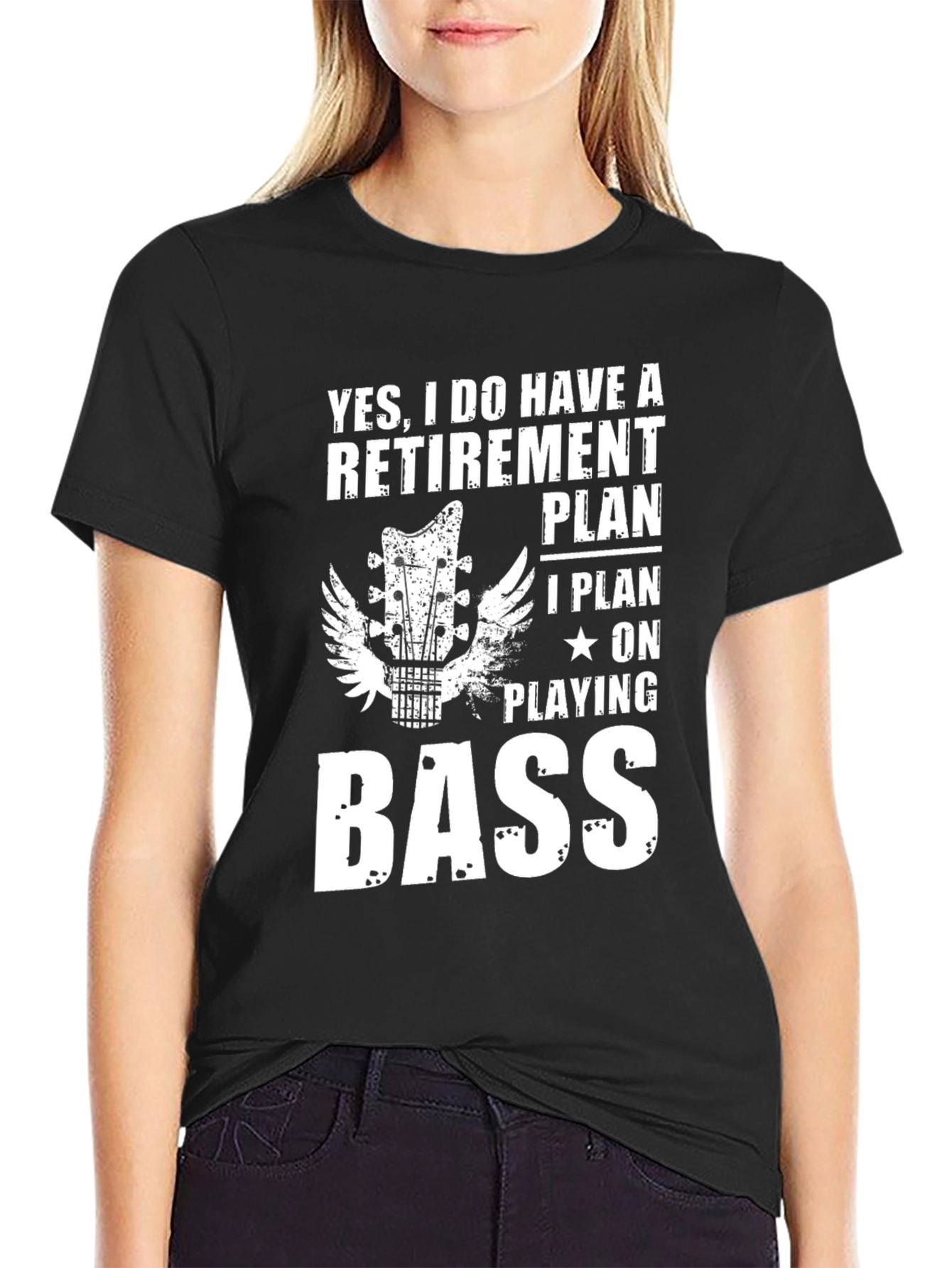 Retirement Plan Bass Guitar T-Shirt