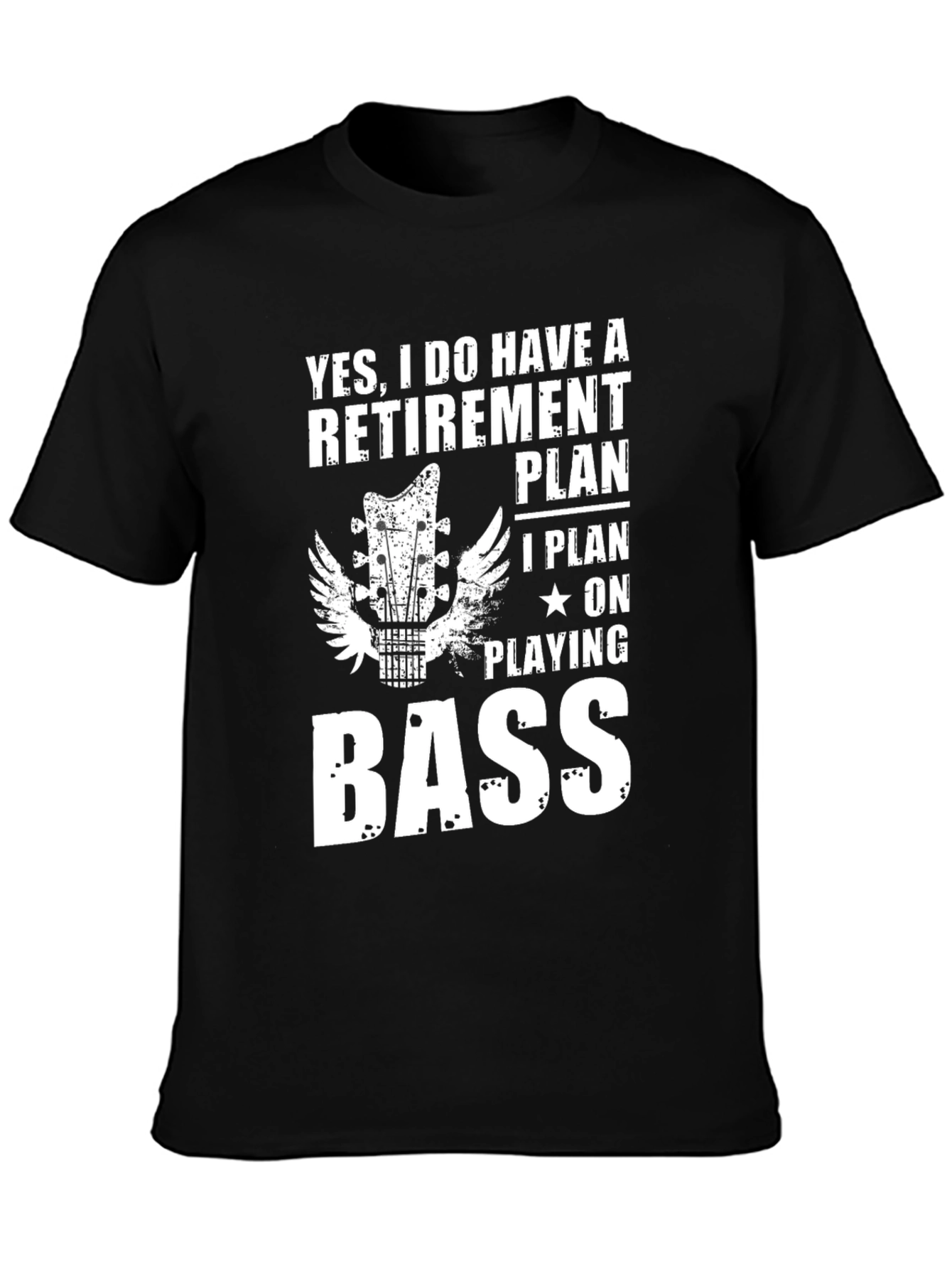 Retirement Plan Bass Guitar T-Shirt