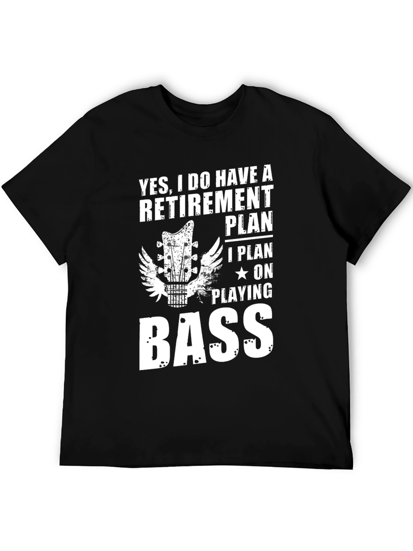 Retirement Plan Bass Guitar T-Shirt