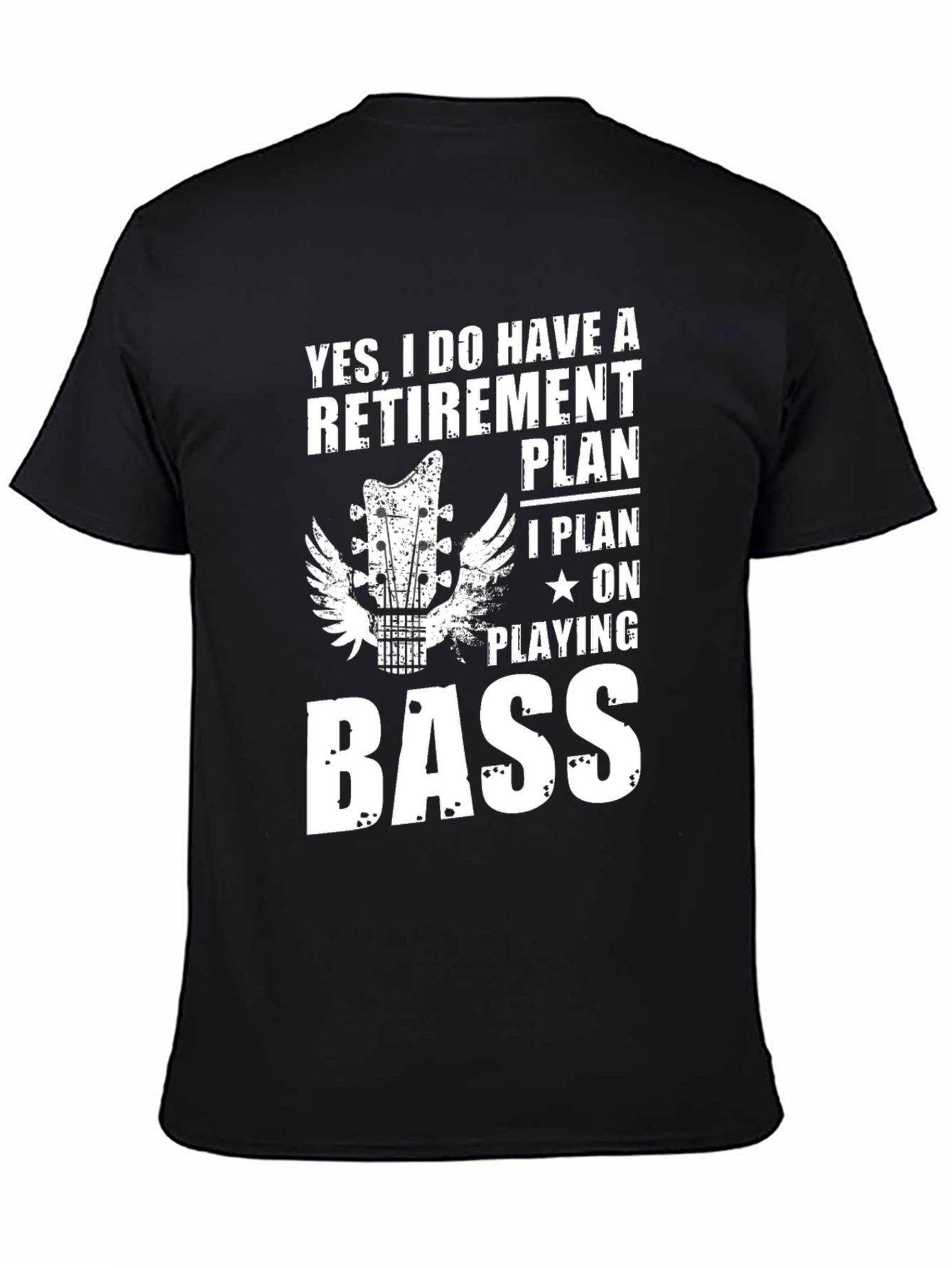 Retirement Plan Bass Guitar T-Shirt