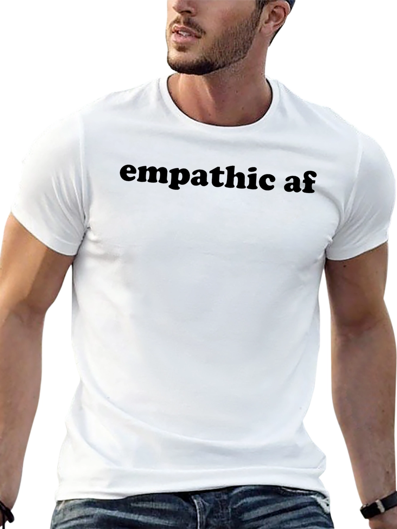 Empathetic AF Black T-Shirt - Unisex