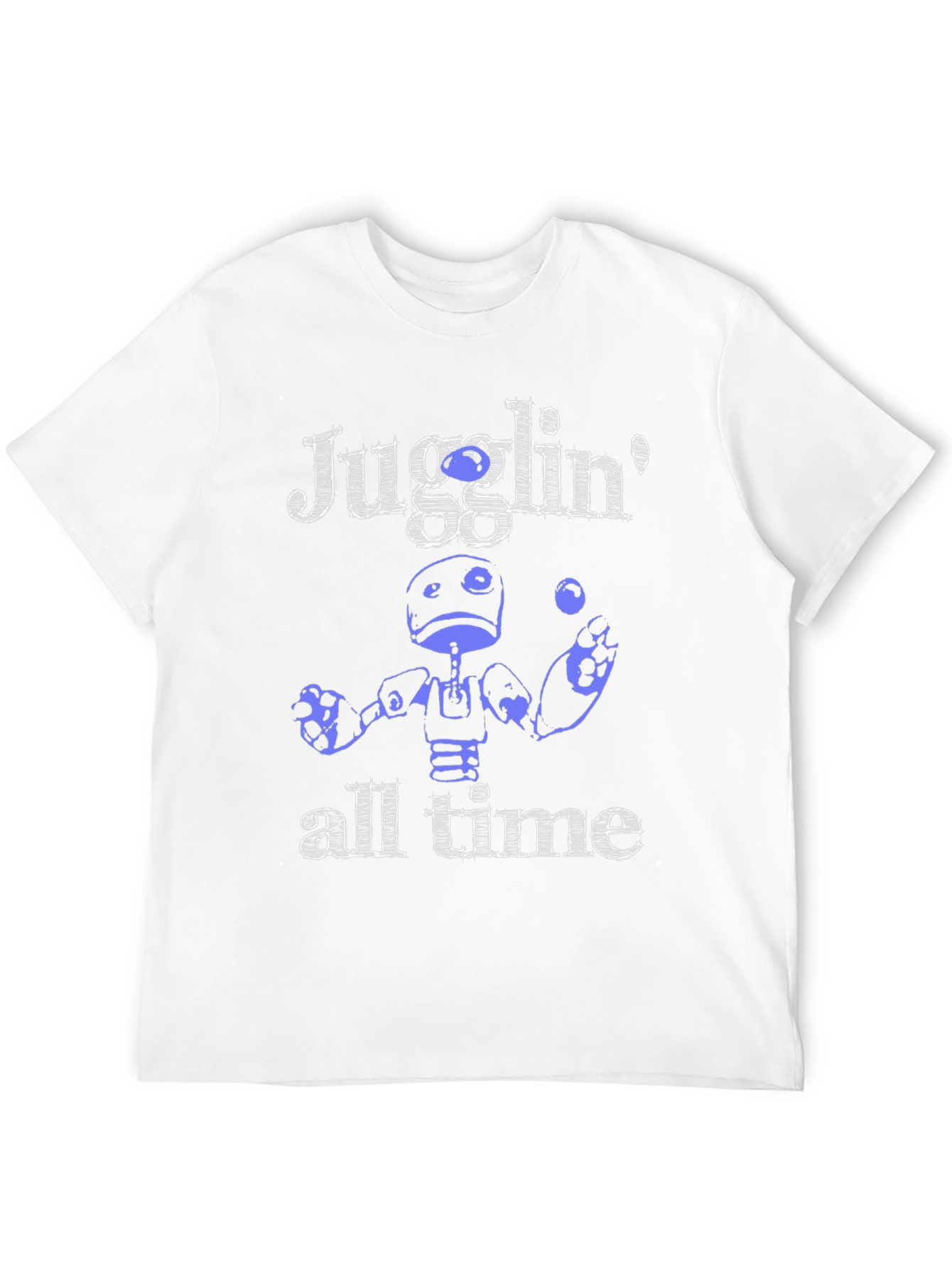Juggling Robot Graphic T-Shirt - All Time Fun!