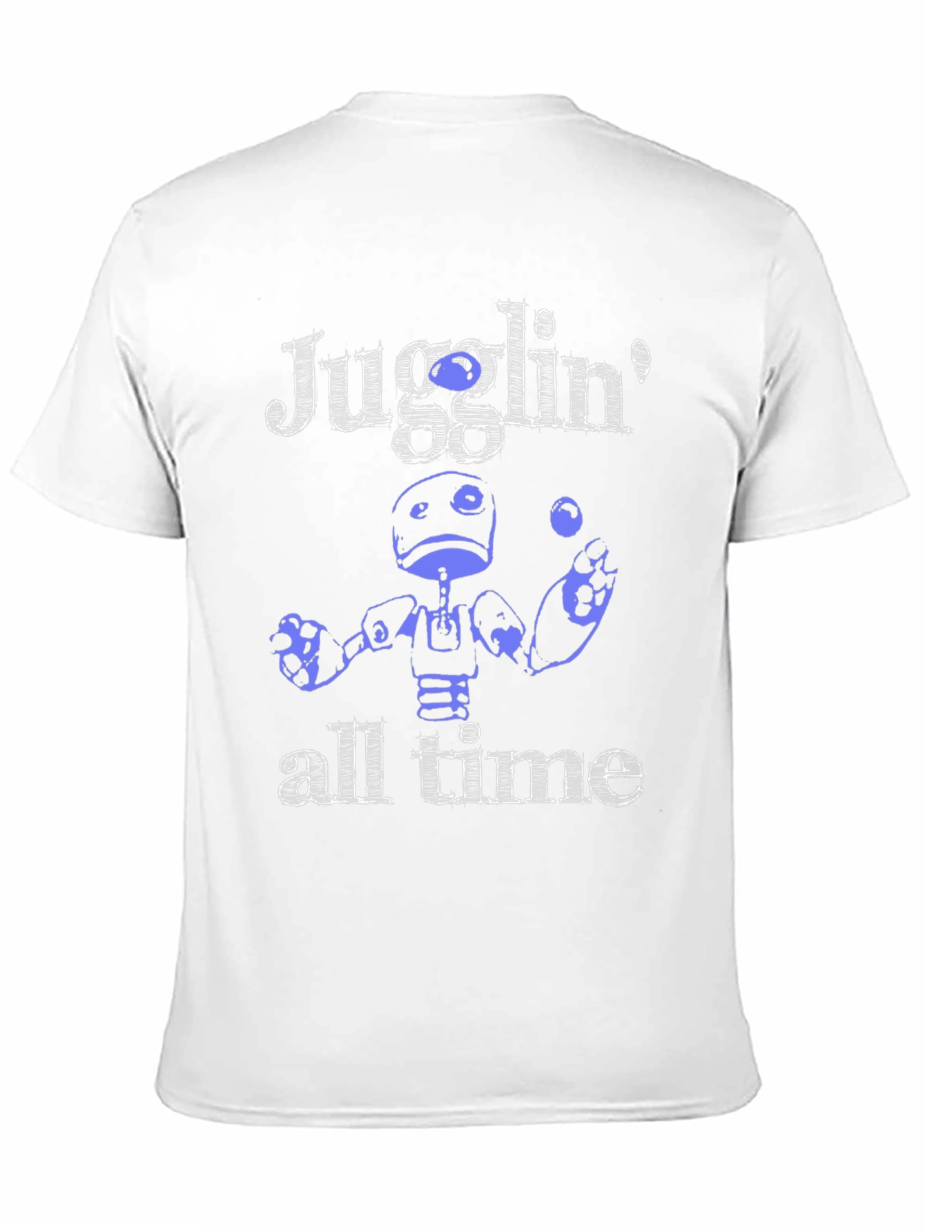 Juggling Robot Graphic T-Shirt - All Time Fun!