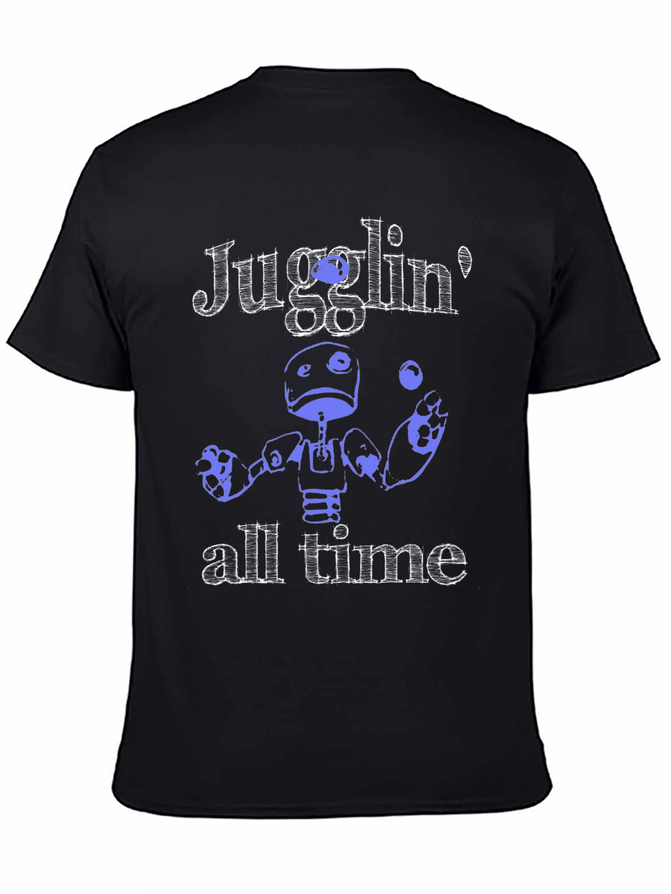 Juggling Robot Graphic T-Shirt - All Time Fun!