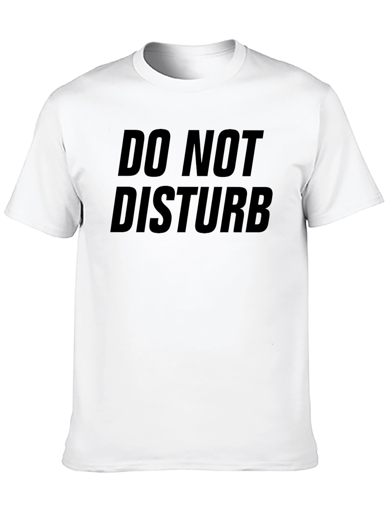 Do Not Disturb Black Graphic Tee