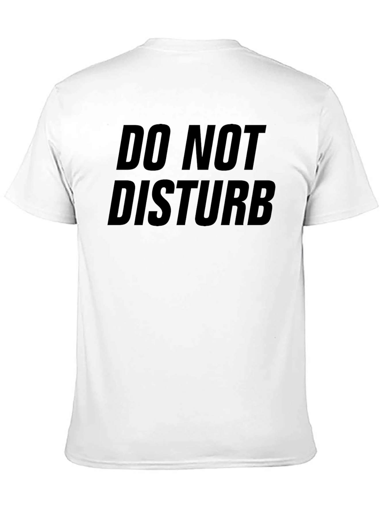 Do Not Disturb Black Graphic Tee