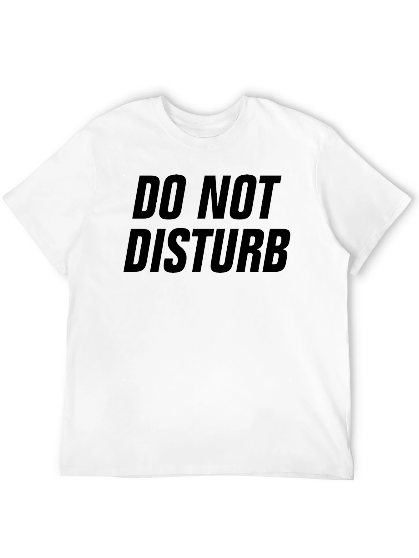 Do Not Disturb Black Graphic Tee
