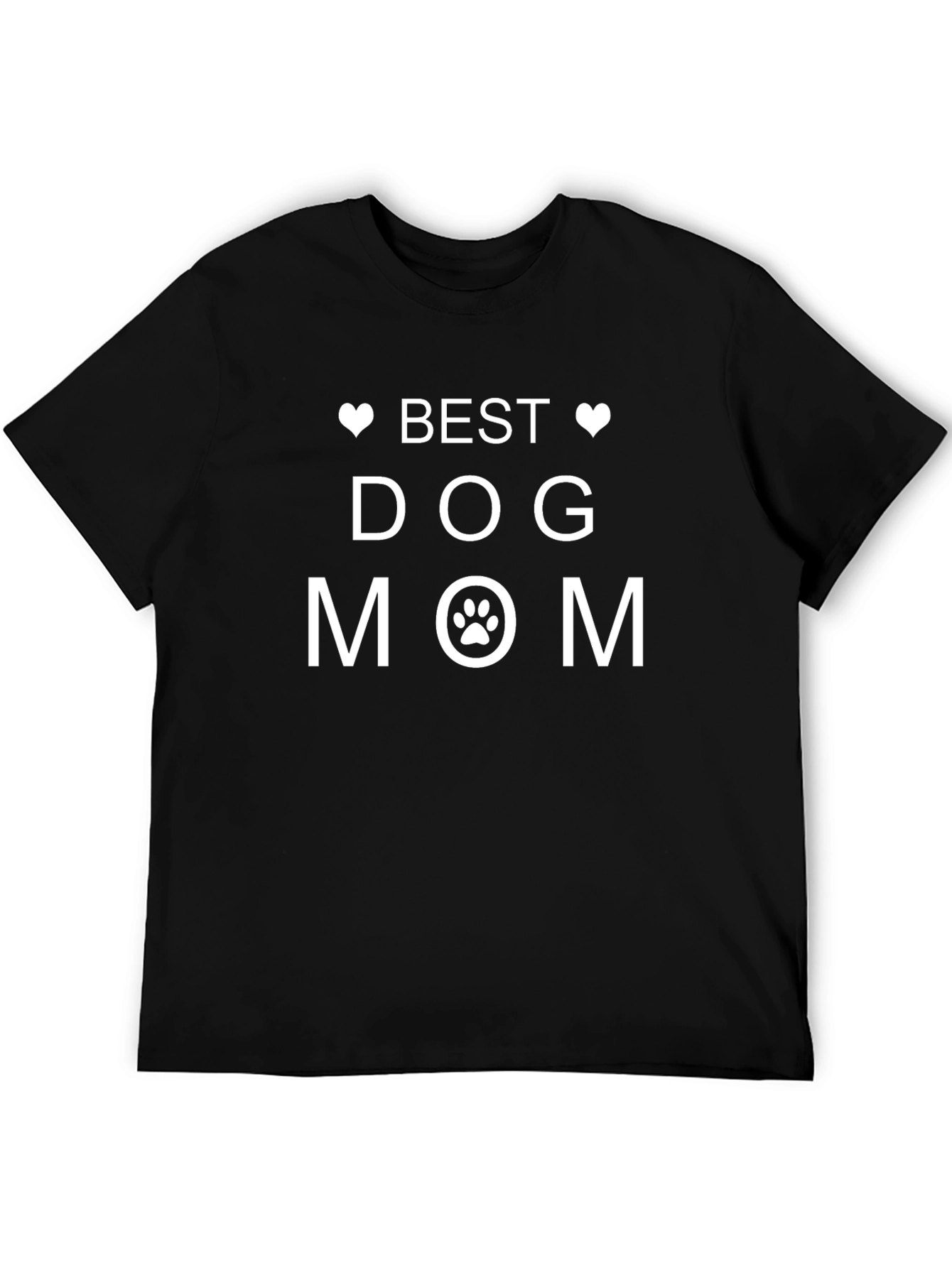 Best Dog Mom T-Shirt - Black