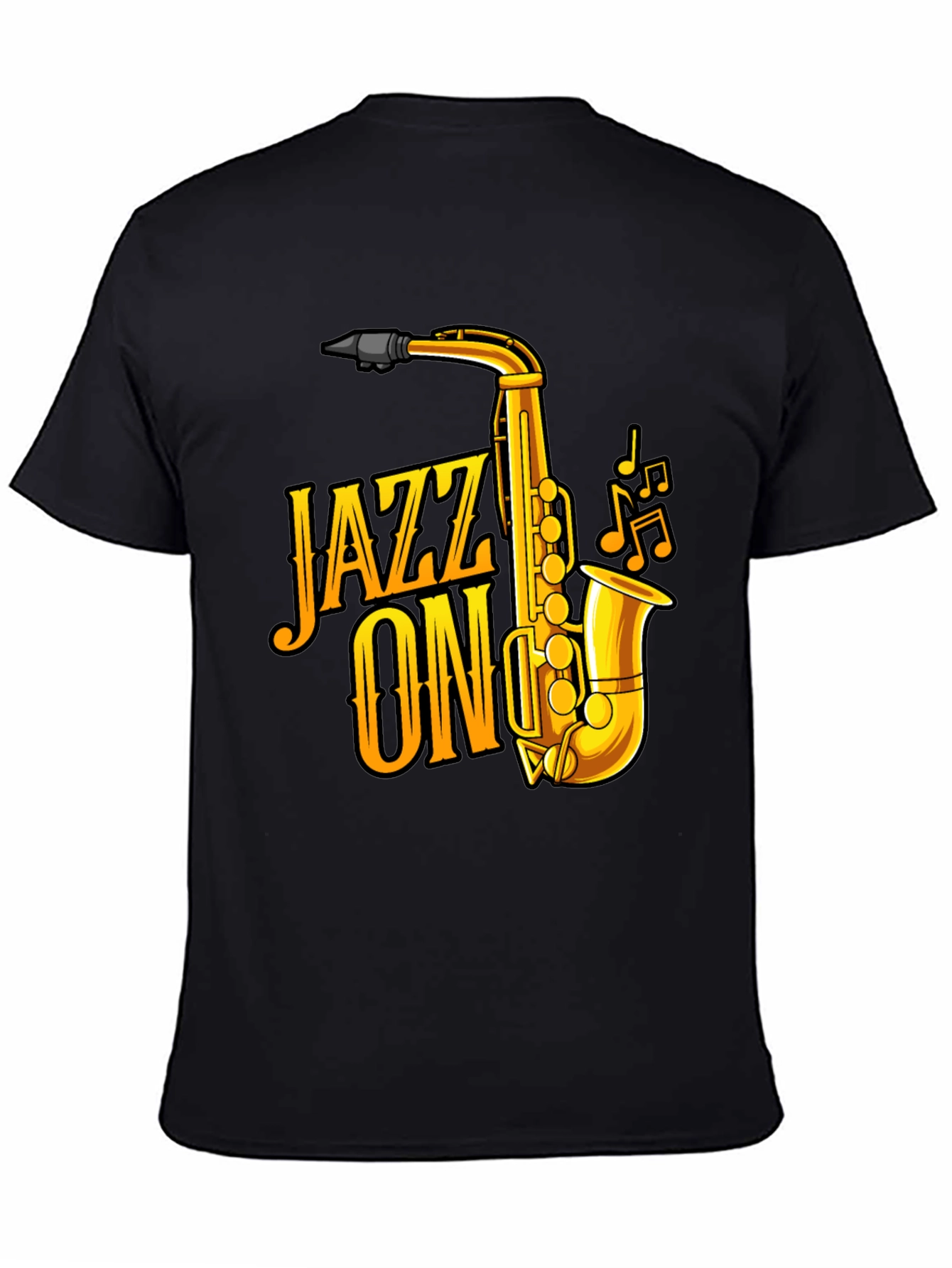 Jazz On Saxophone Graphic T-Shirt