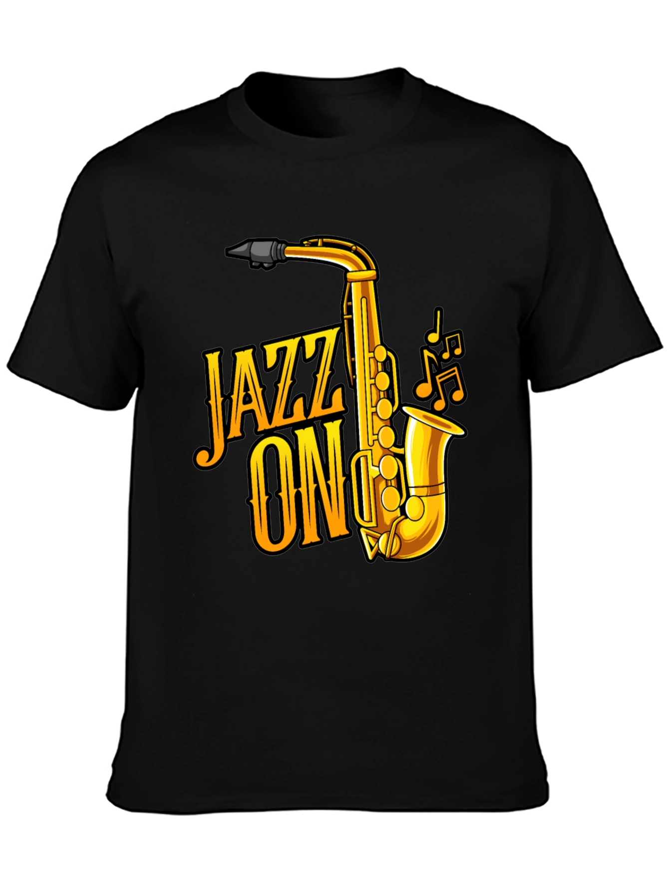Jazz On Saxophone Graphic T-Shirt