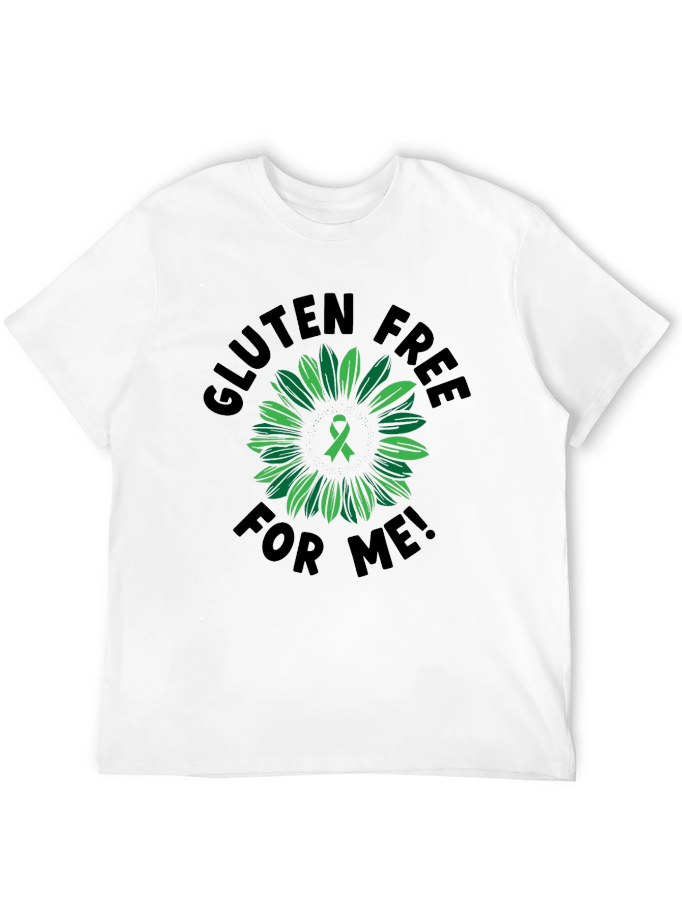 Gluten Free Awareness T-Shirt Sunflower Ribbon