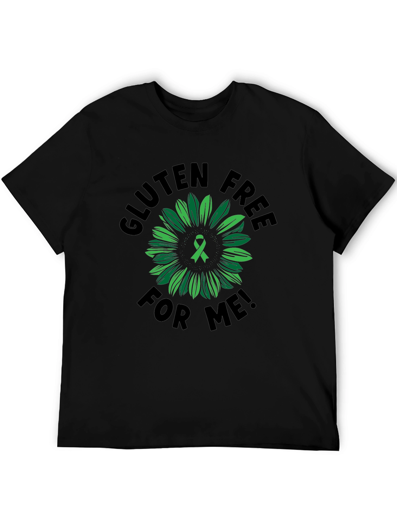 Gluten Free Awareness T-Shirt Sunflower Ribbon