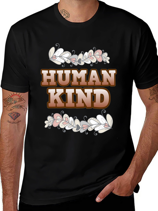 Humankind Graphic Print Crew Neck T-Shirt